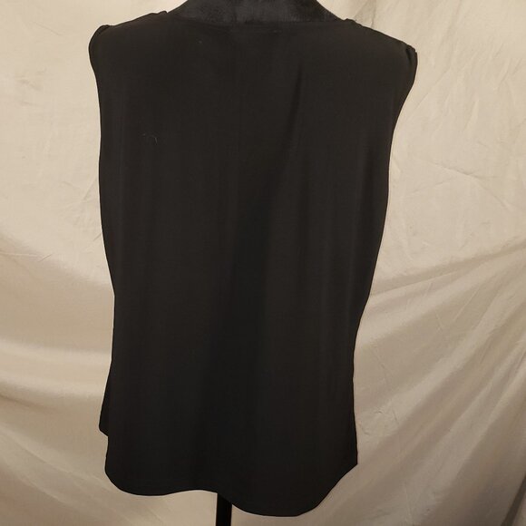 Artex Black Sleeveless Shell Top - XL - Picture 3 of 5